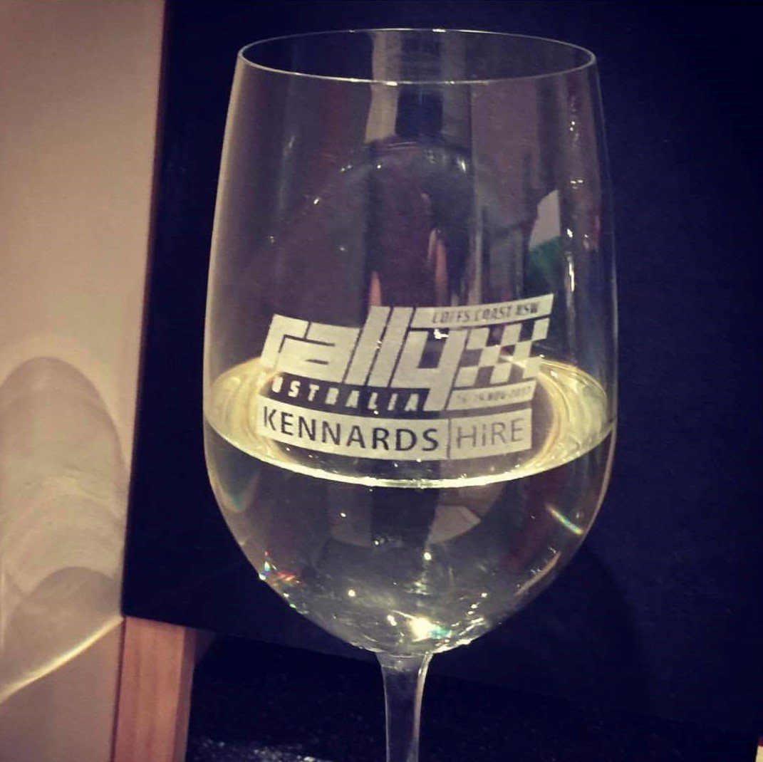 Corporate - Wine Glass Engraved Personalised Glasses Engrave Works