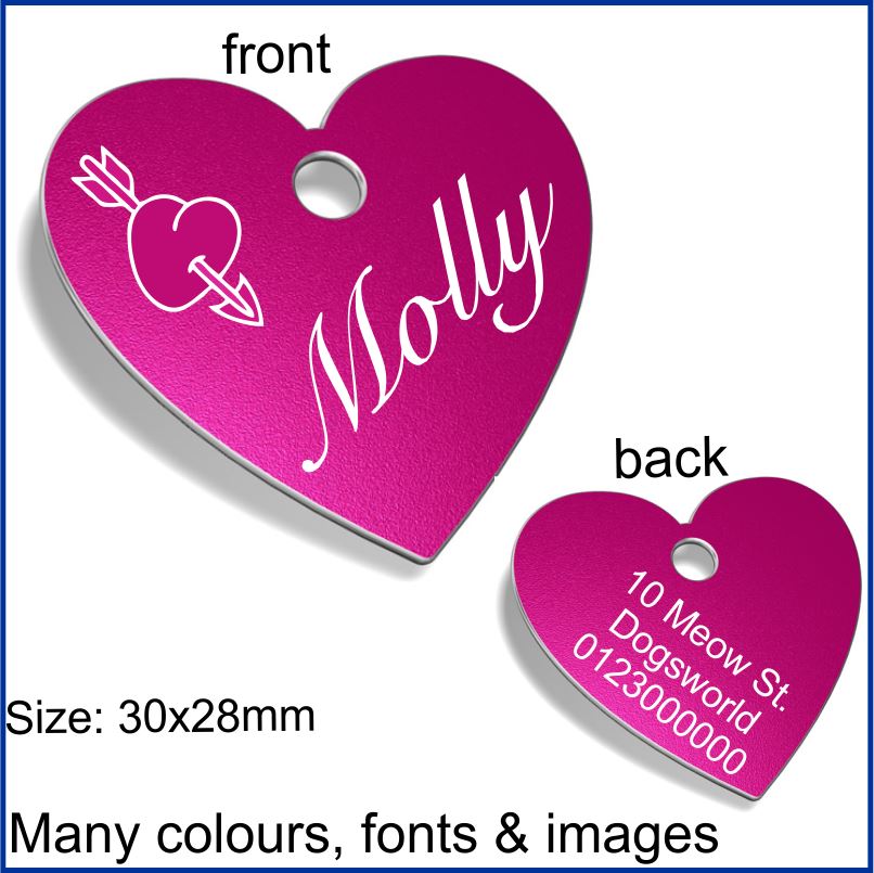 Engraved Designer Pet ID Tags Engrave Works