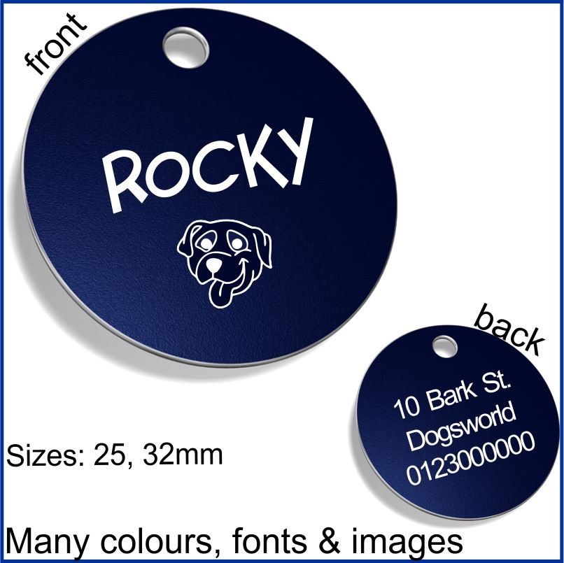 Engraved Designer Pet ID Tags Engrave Works