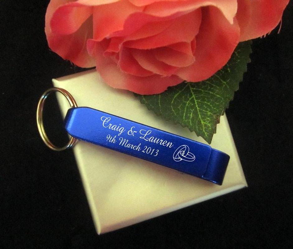 Personalised Gifts - Bottle Opener Key Ring Engraved