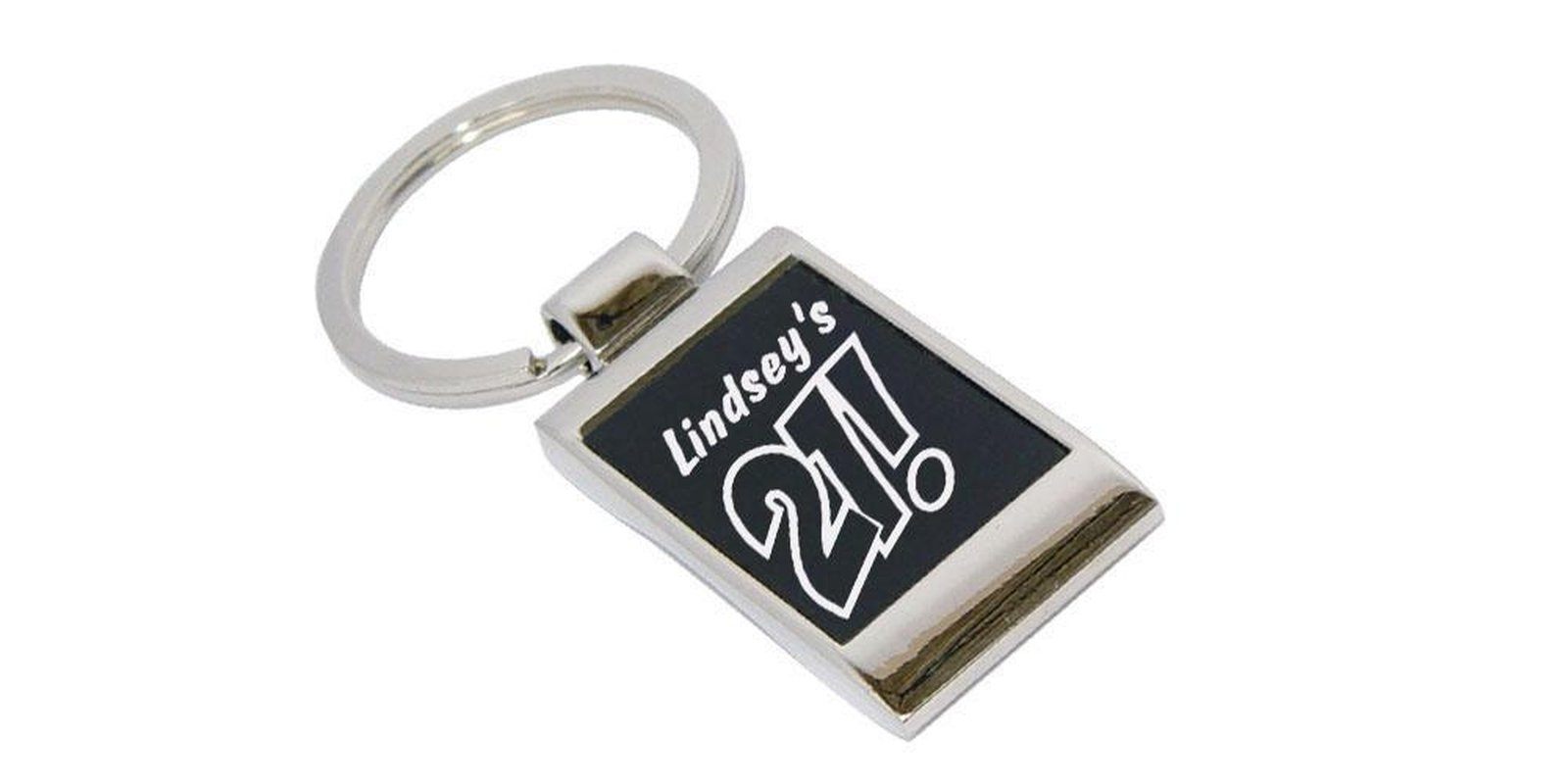 Personalised Gifts - Metal Key Rings Engraved