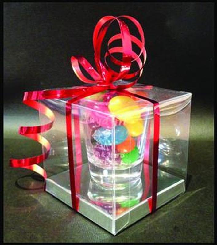 Personalised Glasses - Clear Gift Box -Suit Stemless Wine Glass