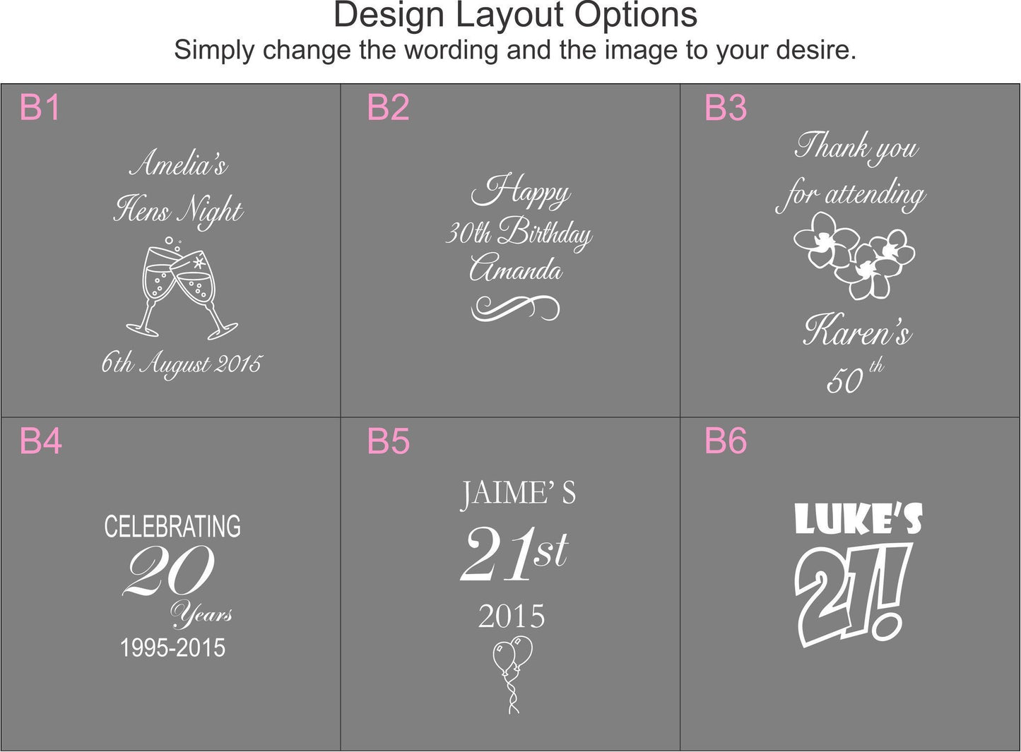 Personalised Glasses - Engraved Beer Glass Goblets 345ml