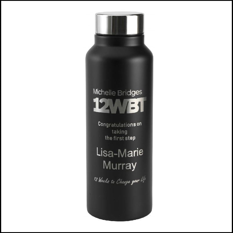 Personalised Stainless Steel Drinking Bottle 770ml Engrave Works