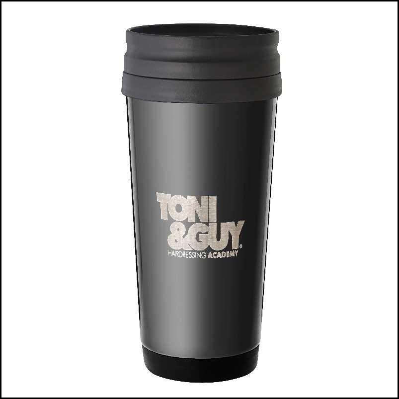 Personalised Black Travel Mug 410ml Engrave Works