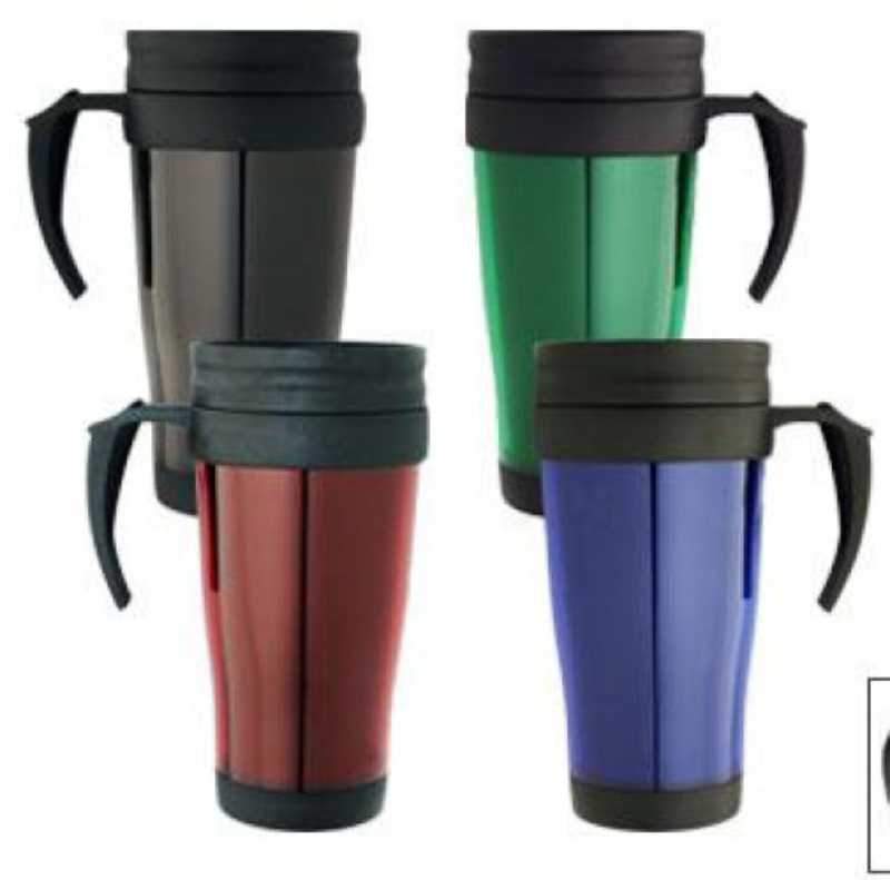 Promo Travel Mugs 350ml PROMOTIONAL DRINK WARES Engrave Works 