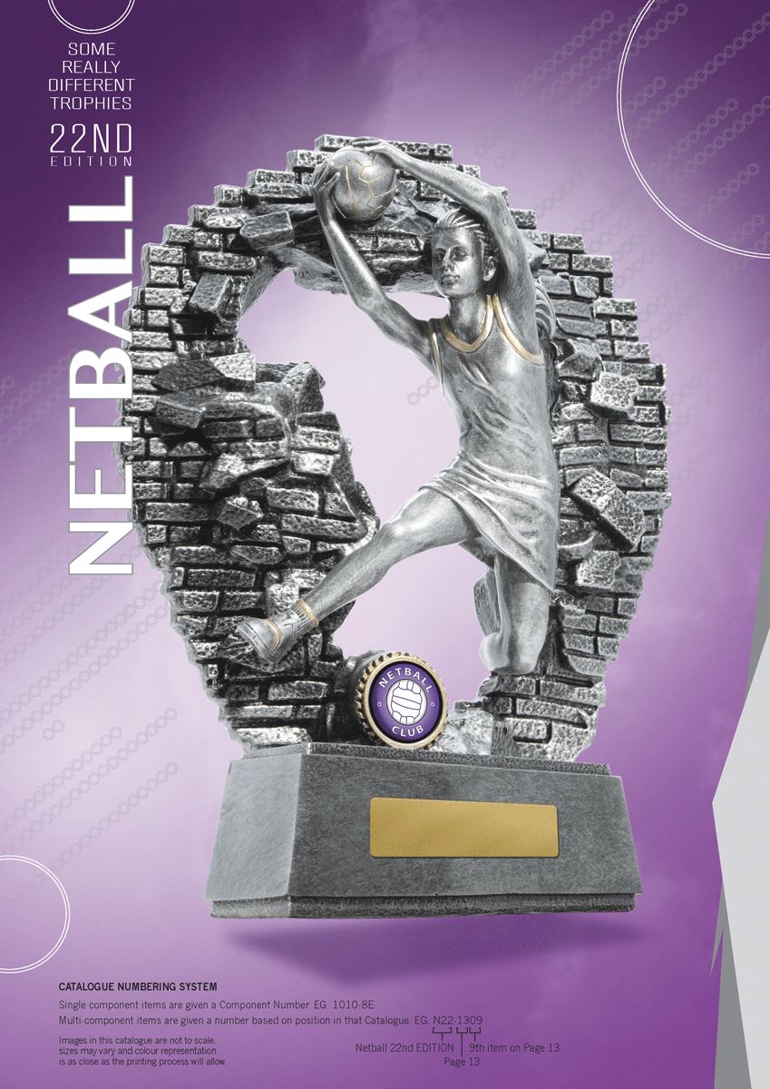 Netball Trophies | Australia Engrave Works 