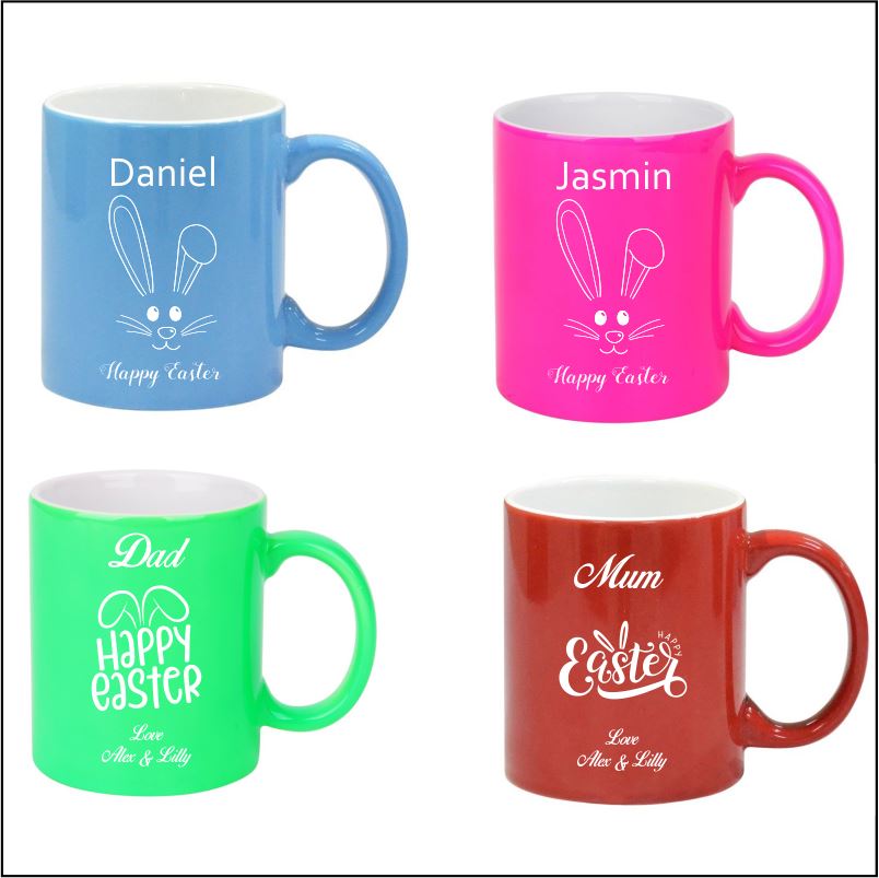 Personalised Easter Coffee Mugs Engrave Works 