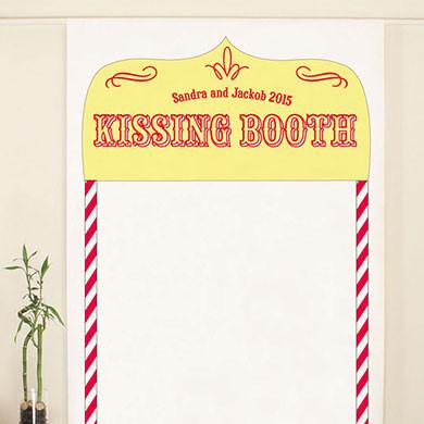 Kissing Booth - Personalised Photo Back Drop