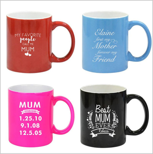 Personalised Mothers Day Coffee Mugs Engrave Works 
