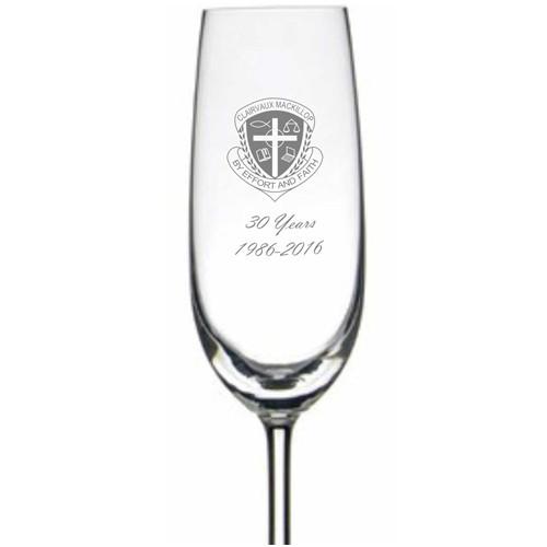 Personalised Glasses - Corporate - Champagne Glass Engraved