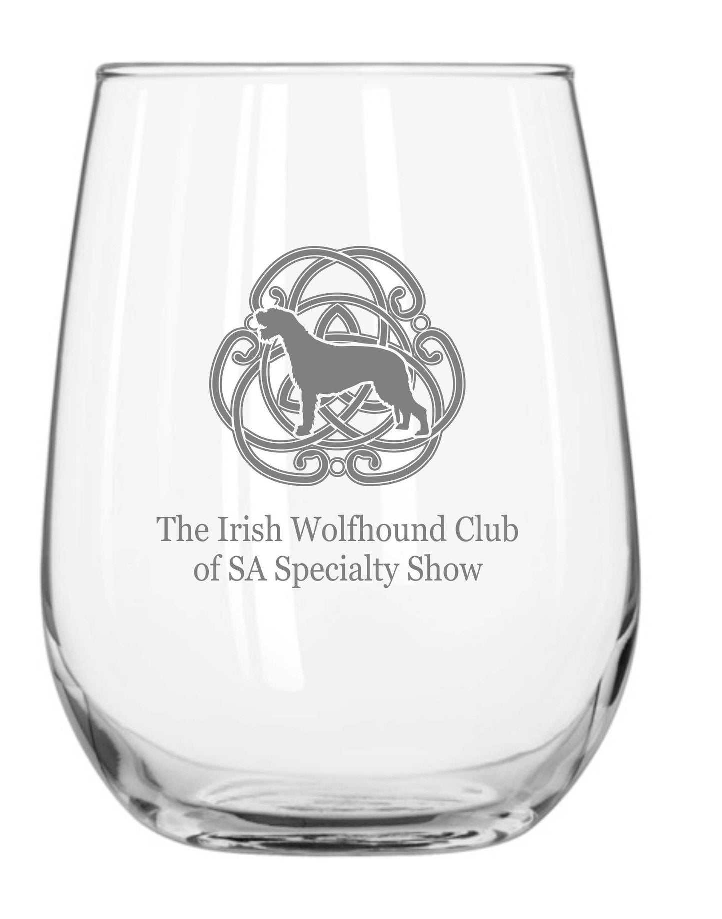 Personalised Glasses - Corporate - Stemless Wine Glass Engraved