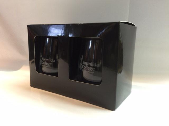 Personalised Glasses - Corporate - Stemless Wine Glass Engraved