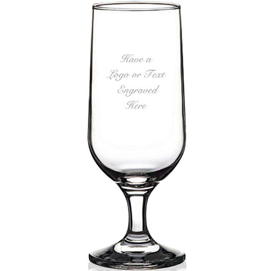 Personalised Glasses - Engraved Beer Glass Goblets 345ml