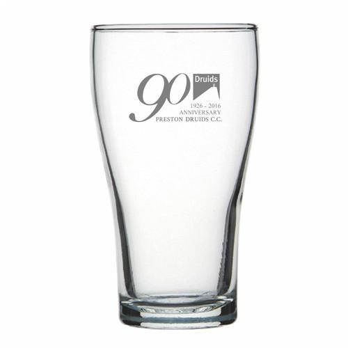 Personalised Glasses - Engraved Conical Beer Glasses 425ml