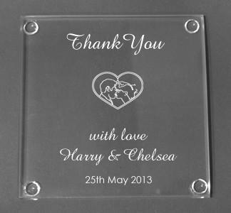 Personalised Glasses - Engraved Glass Coasters