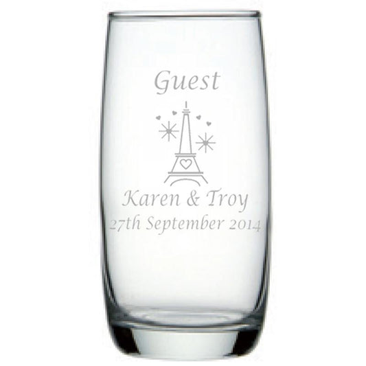 Personalised Glasses - Engraved Hi Ball Glass Tumblers