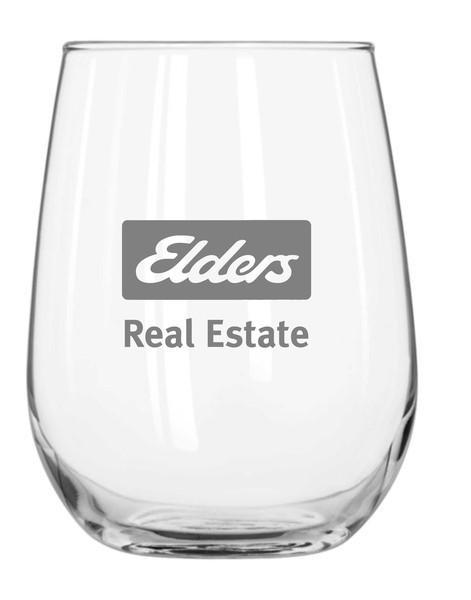 Personalised Glasses - Engraved Stemless Glass Gift Set Of 2 With Bottle Opener