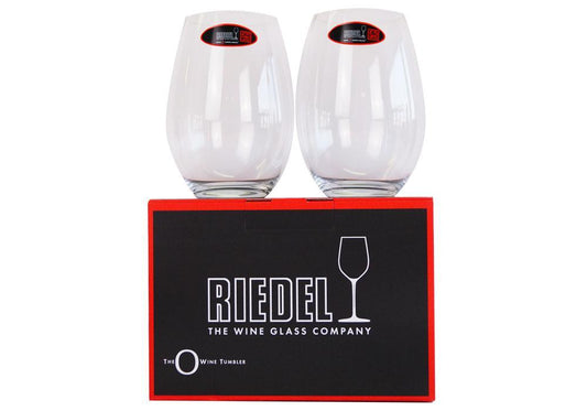 Personalised Glasses - Riedel Crystal Stemless Wine Glasses With Engraving