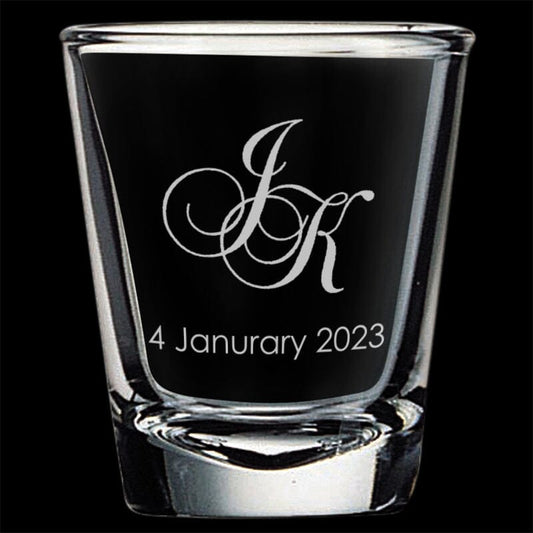 Personalised Wedding Bomboniere Shot Glasses Personalised Glasses Engrave Works 