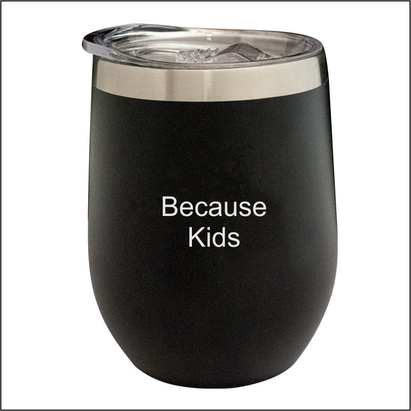 Personalised Mothers Day Stainless Steel Stemless Wine Tumbler Engrave Works 