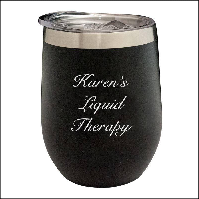 Personalised Mothers Day Stainless Steel Stemless Wine Tumbler Engrave Works 