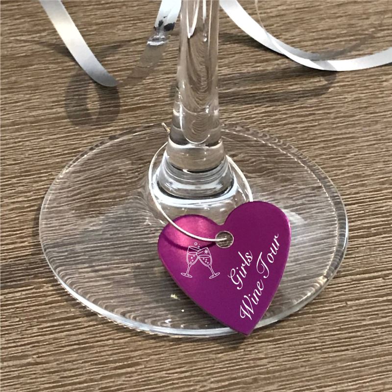 Personalised Wine Charms Engraved Personalised Glasses Engrave Works 